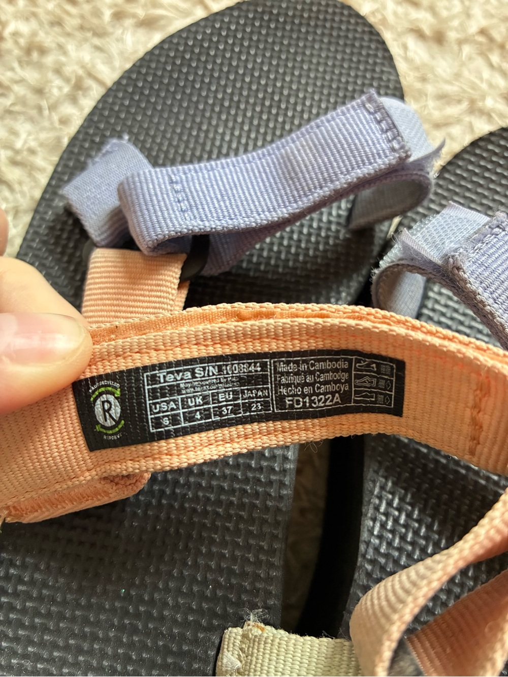 Teva Flatform Universal Sandals Sherbet Multi - Picture 10 of 15
